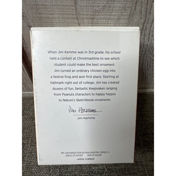 Hallmark Keepsake 2019 Golfer Snoopy Ornament Peanuts Series With Box - Picture 7 of 8